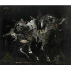 Alfred Aberdam (1894 Lviv - 1963 Paris), Alfred Aberdam | Composition with a horse