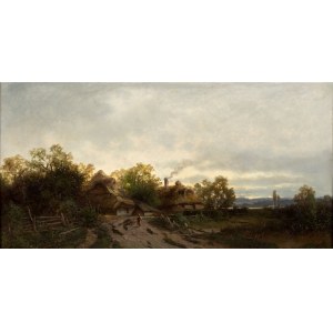 Zygmunt Sidorowicz, A LANDSCAPE WITH CHATS