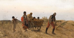 Franciszek Streitt, W drodze, 1877