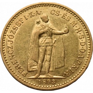 FJI. 1848-1916, 10 koruna 1893 KB