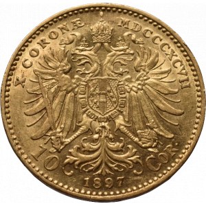 FJI. 1848-1916, 10 koruna 1897 b.z.