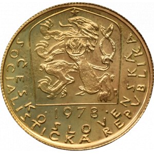 Československo, období 1953 - 1993, 1 dukát 1978 - Karel IV. (7.707 ks) orig. etue