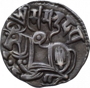 Indie, Králové Kábulu a Gandhary, 10.-11.stol., Ag drachma (jitals)