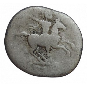 Domitian jako spoluvládce Vespasiana 69-79, denár