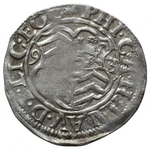 Hanau - Lichtenberg, Philipp IV., 1538 - 1590, 1/2 Batzen 1593