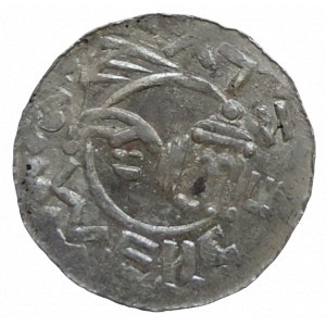 Vratislav II. 1061-1092, denár Cach 354 vysoká koruna