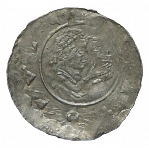 Svatopluk 1107-1109, denár Cach 460 motiv říšského číšníka