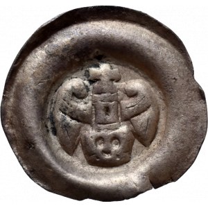 Přemysl Otakar II. 1253-1278, brakteát moravský Cach 937