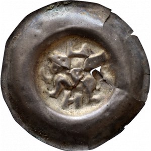 Přemysl Otakar II. 1253-1278, brakteát střední Cach 977