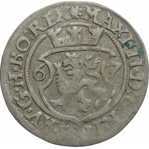 Maxmilián II. 1564-1576, 2 krejcar 1567 Jáchymov-Geitzkofler