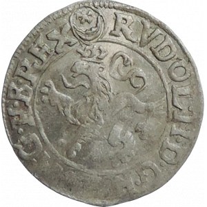 Rudolf II. 1576-1611, malý groš 1586 Jáchymov-Hofmann