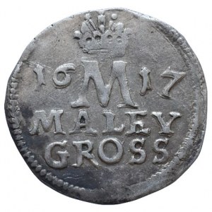 Matyáš II., 1612 - 1619, Malý groš 1617