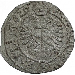 Ferdinand II. 1619-1637, 3 krejcar 1629 Praha-Hübmer