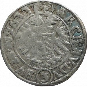 Ferdinand II. 1619-1637, 3 krejcar 1633 Praha-Schuster