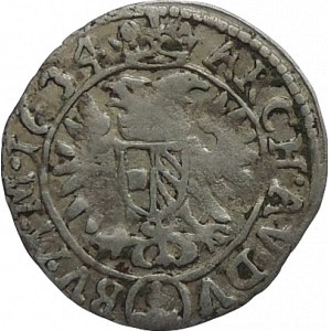 Ferdinand II. 1619-1637, 3 krejcar 1634 Praha-Schuster