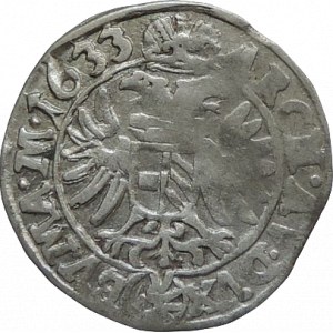 Ferdinand II. 1619-1637, 3 krejcar 1633 Jáchymov-Steinmüller