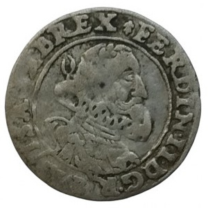 Ferdinand II. 1619-1637, 3 krejcar 1624 DVB Nisa-von Brenen