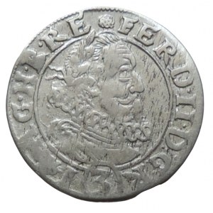Ferdinand II. 1619-1637, 3 krejcar 1627 HR Vratislav-Riedel