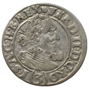 Ferdinand II. 1619-1637, 3 krejcar 1627 HR Vratislav-Riedel