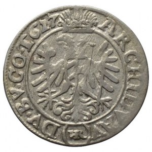 Ferdinand II. 1619-1637, 3 krejcar 1627 HR Vratislav-Riedel