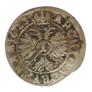 Ferdinand II. 1619-1637, 1 krejcar 1625 CW Brno-Wohnsiedler