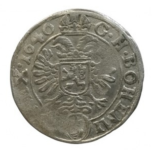 Ferdinand III. 1637-1657, 3 krejcar 1640 Praha-Wolker