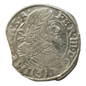 Ferdinand III. 1637-1657, 3 krejcar 1648 Praha-Wolker