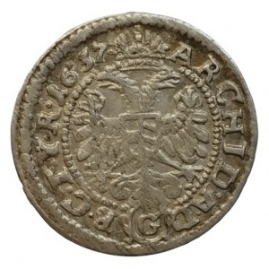 Ferdinand III. 1637-1657, 3 krejcar 1637 Kladsko-Hübner