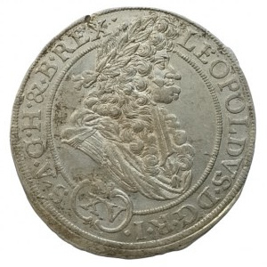 Leopold I. 1657-1705, XV krejcar 1694 MMW Vratislav-Wackerl