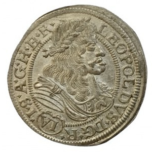 Leopold I. 1657-1705, VI krejcar 1676 F.I.K. Opolí-Kirschenhofer