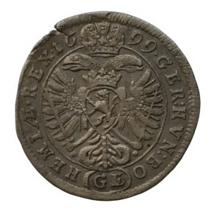 Leopold I. 1657-1705, 3 krejcar 1699 GE Praha-Egerer