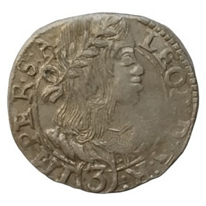 Leopold I. 1657-1705, 3 krejcar 1659 Kutná Hora-Hackl