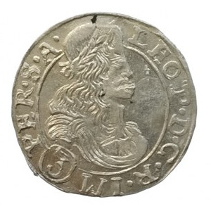 Leopold I. 1657-1705, 3 krejcar 1681 CK Kutná Hora-Krahe