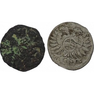 Leopold I. 1657-1705, grešle 1703 + grešle 167x Cu dobové falzum