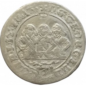 Lehnice-Břeh, Jiří, Ludvík a Christian, 3 krejcar 1657 EW