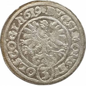 Münsterberg-Olešnice, Jindřich Václav a Karel Friedrich 1617-1639, 3 krejcar 1619 BH