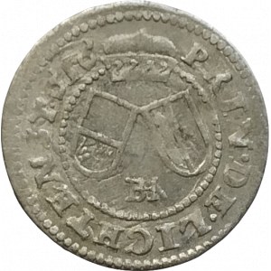 Liechtenstein Karel 1614-1627, 3 krejcar 1616 BH Opava - Burkhard Haase