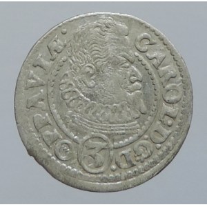 Liechtenstein Karel 1614-1627, 3 krejcar 1617 IZ Opava - Ziesler