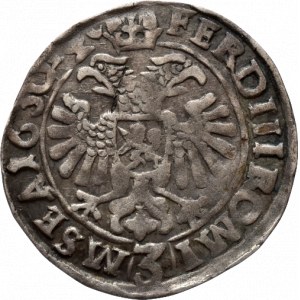 Šlik Jindřich 1612-1650, 3 krejcar 1630 - Planá-Candler