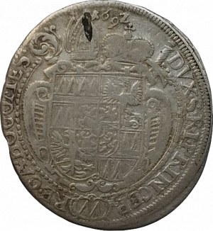 Olomouc biskupství, Karel II. Liechtenstein 1664-1695, XV krejcar 1692 SV-387