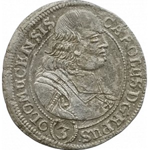 Olomouc biskupství, Karel II. Liechtenstein 1664-1695, 3 krejcar 1693 SV-331