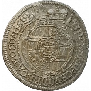 Olomouc biskupství, Karel II. Liechtenstein 1664-1695, 3 krejcar 1693 SV-331