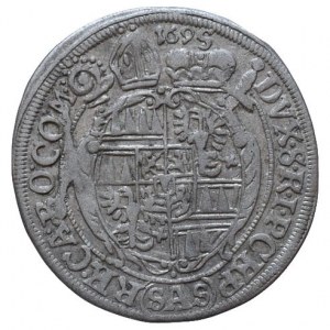 Olomouc biskupství, Karel II. Liechtenstein 1664-1695, 3 krejcar 1695 SAS