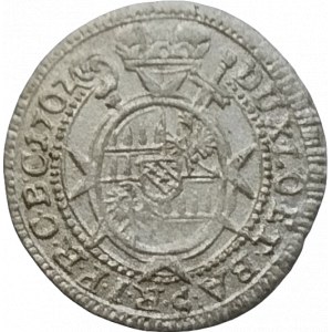 Olomouc biskupství, Karel III. Lotrinský 1695-1711, 1 krejcar 1702 SV-514