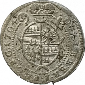 Olomouc biskupství, Karel III. Lotrinský 1695-1711, 1 krejcar 1704 SV-523