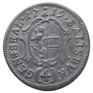 Salzburg arcibiskupství, Franz Anton Harrach 1709-1727, 4 krejcar 1719