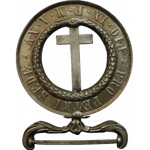 Vatikán, Pius IX. 1846-1878, AR pamětní kříž 1860