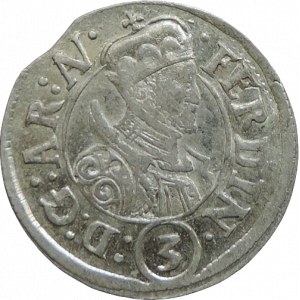 Tyroly, arc. Ferdinand 1564-1595/1602 (04), 3 krejcar b.l. Hall