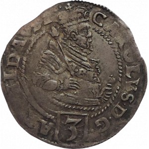 Korutany, arcivévoda Karel 1564-1590/97, 3 krejcar 1590 Klagenfurt