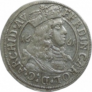 Tyroly, arc. Ferdinand Karel, 3 krejcar 1661